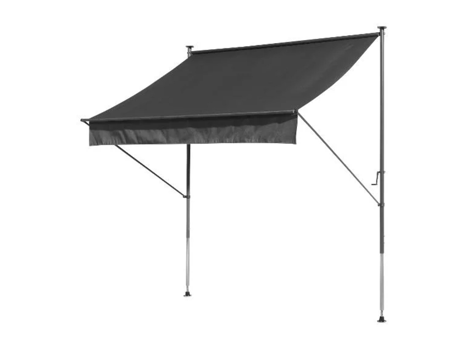 Klemmmarkise 200 x 150, anthrazit